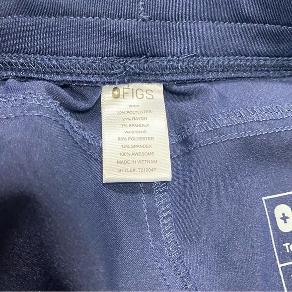 Figs Navy Blue Medical Scrub‎ Pant Size XSP Style T21004P - Picture 9 of 11